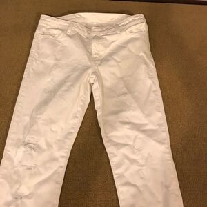 Michael Kors white skinny jeans